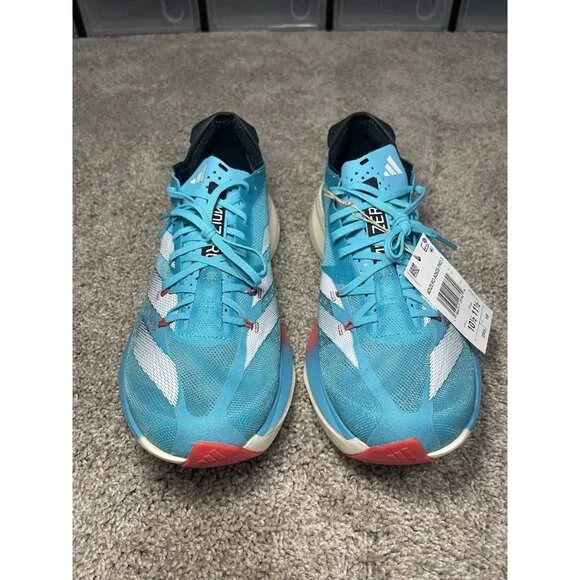 Adidas Adizero Adios Pro 3 'Lucid Cyan' New Running Shoes ID8468 Men’s Size 10.5 - Picture 4 of 7